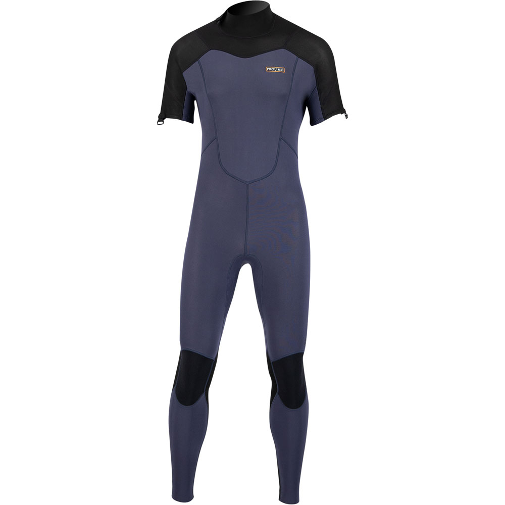 Prolimit Raider fullsuit verwijderbare mouwen 3/2 rugrits navy/zwart wetsuit heren foto 1