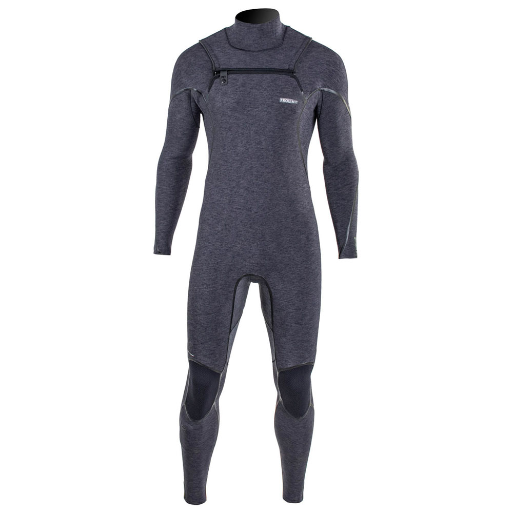 Prolimit Mercury steamer Freezip 4/3 mm borstrits zwart wetsuit heren foto 1