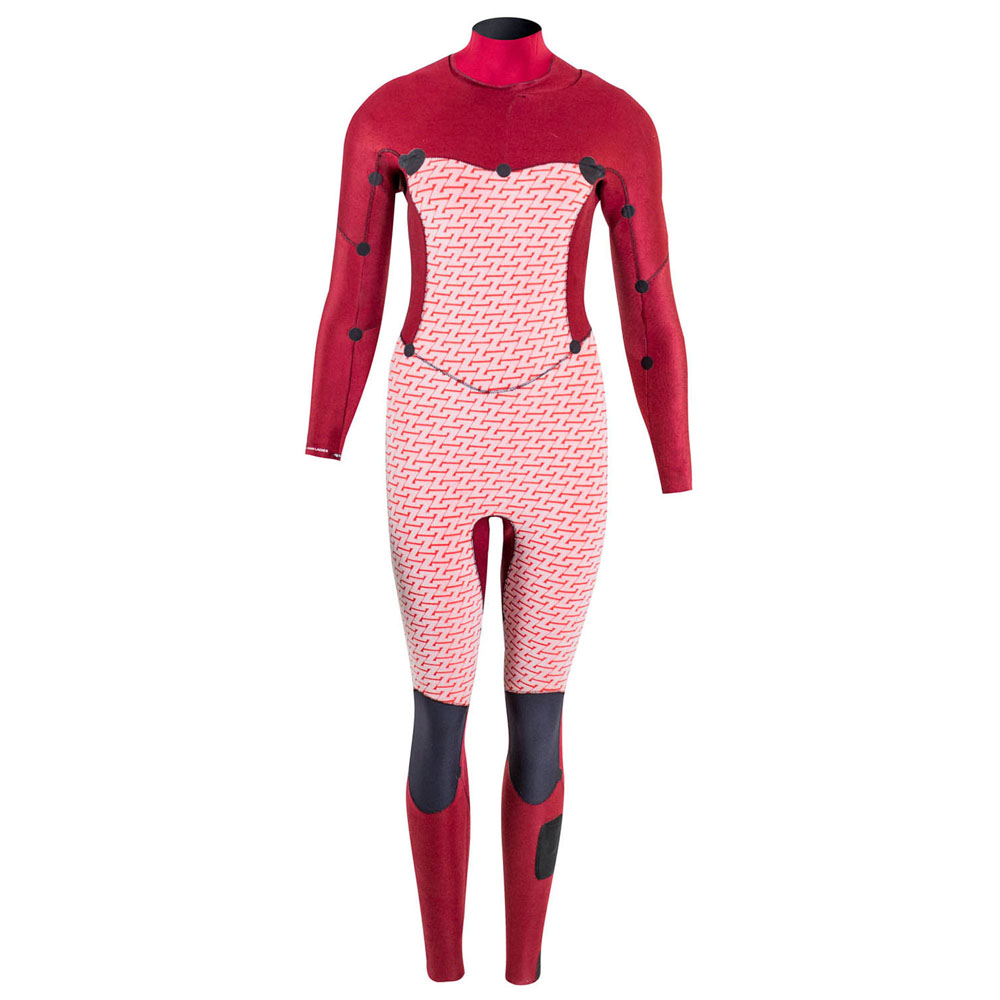 Prolimit Oxygen steamer Freezip 6/4 mm borstrits zwart/grijs/wine wetsuit dames 3