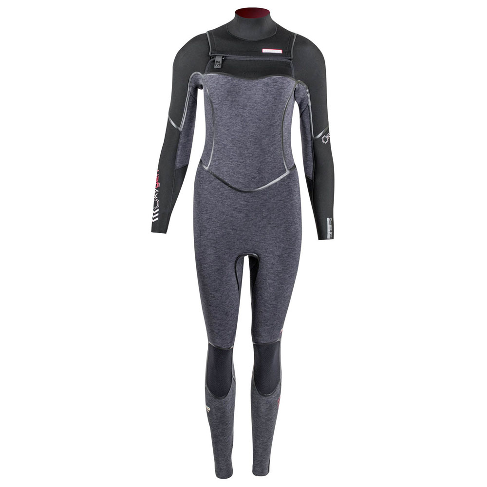 Prolimit Oxygen steamer Freezip 5/3 mm borstrits zwart/grijs/wine wetsuit dames foto 1