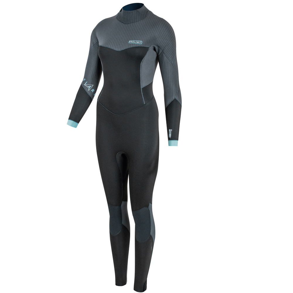 Prolimit Flare steamer DownAirFlex 5/3 mm rugrits zwart wetsuit dames foto 1