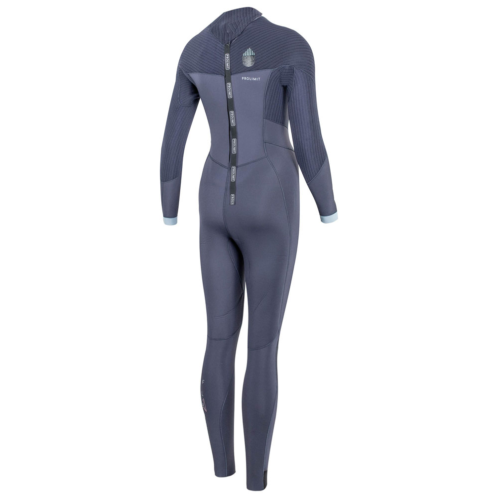 Prolimit Flare steamer DownAirFlex 5/3 mm rugrits navy wetsuit dames 2