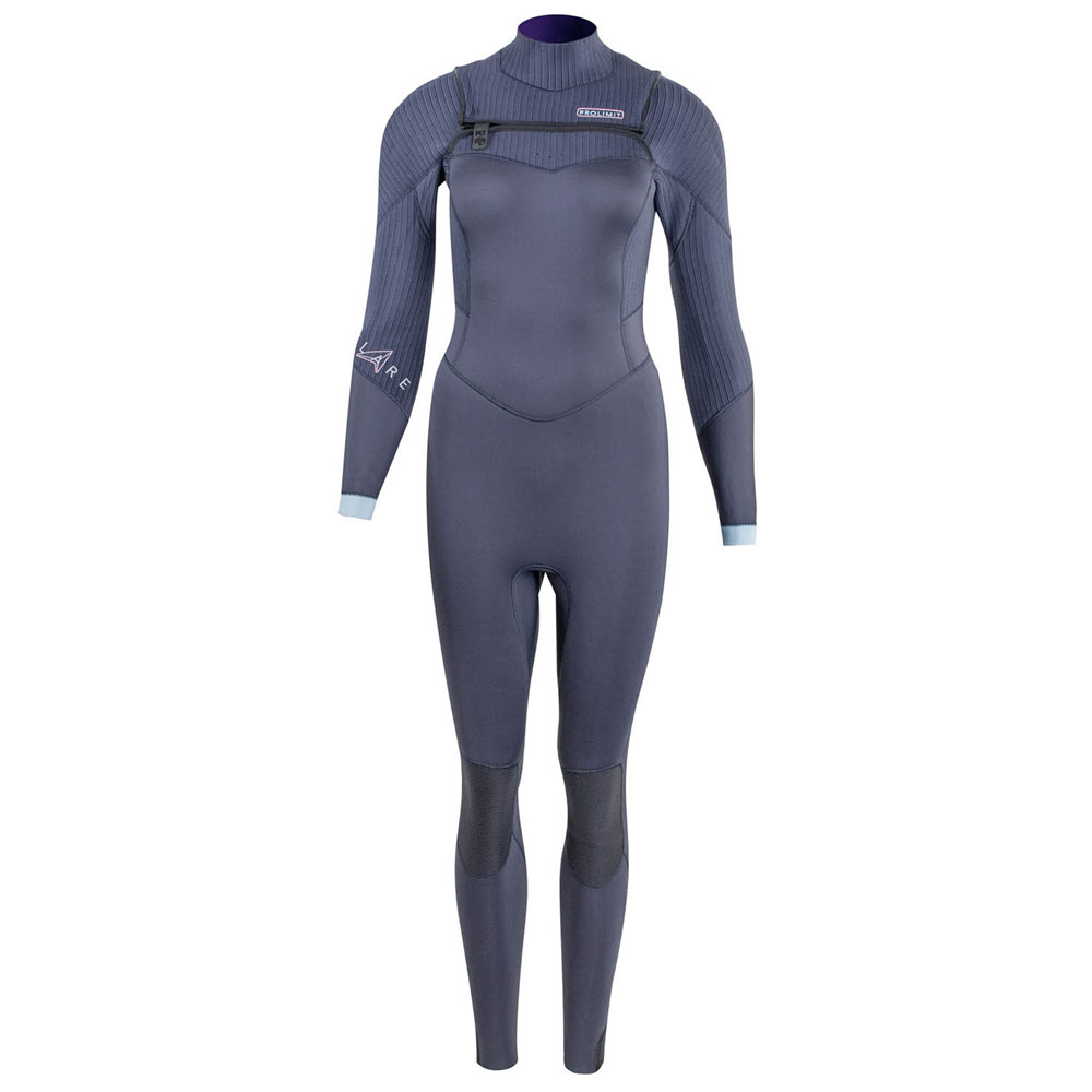 Prolimit Flare steamer DownAirFlex Freezip 5/3 mm borstrits navy wetsuit dames foto 1