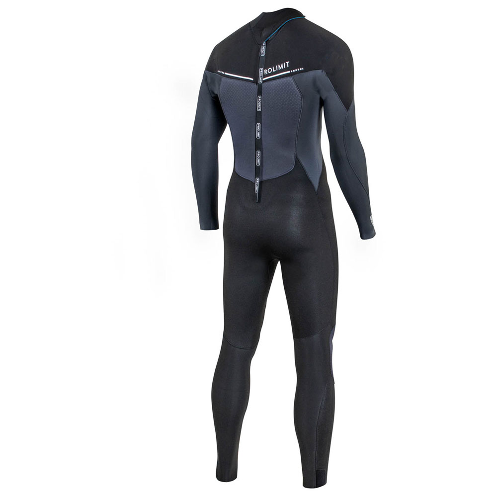 Fusion steamer 4/3 mm rugrits zwart wetsuit heren