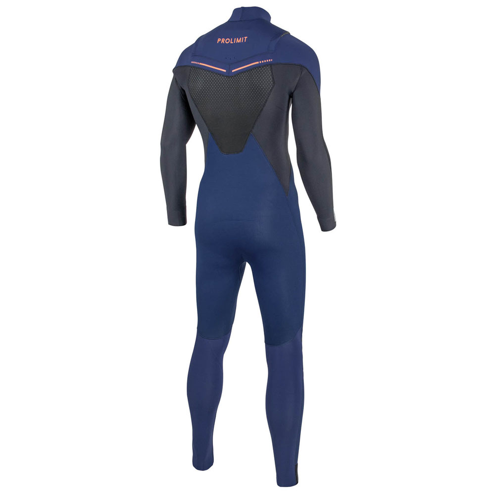 Prolimit Fusion steamer Freezip 3/2 mm borstrits navy wetsuit heren 2