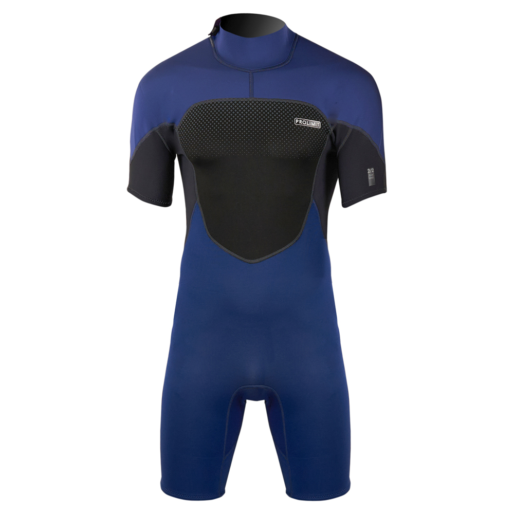 Prolimit Fusion shorty 2/2 mm rugrits navy wetsuit heren foto 1
