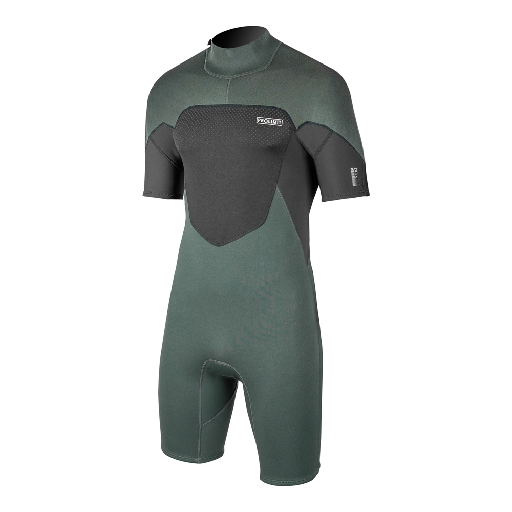 Prolimit Fusion Shorty 2/2 rugrits teal groen foto 1