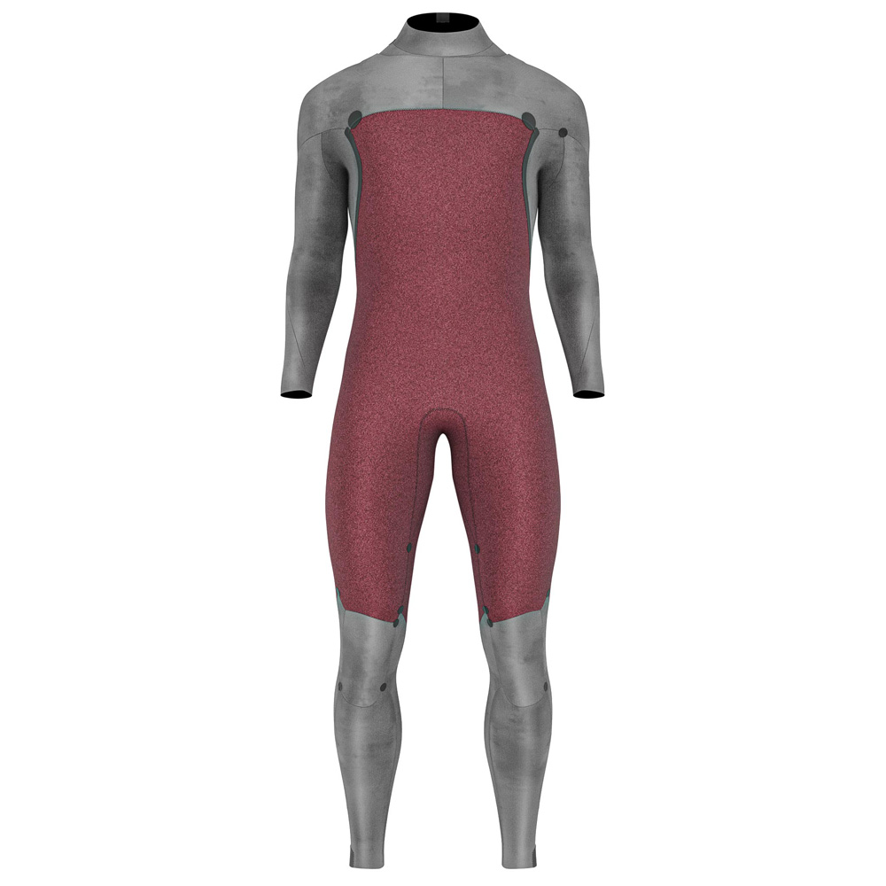 Prolimit PF3 steamer wetsuit 5/4 mm borstrits heren zwart 5