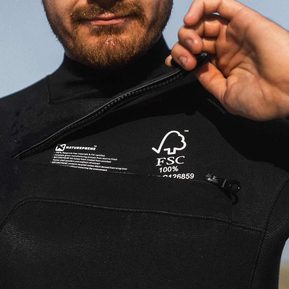 Prolimit PF3 steamer wetsuit 5/4 mm borstrits heren zwart 9