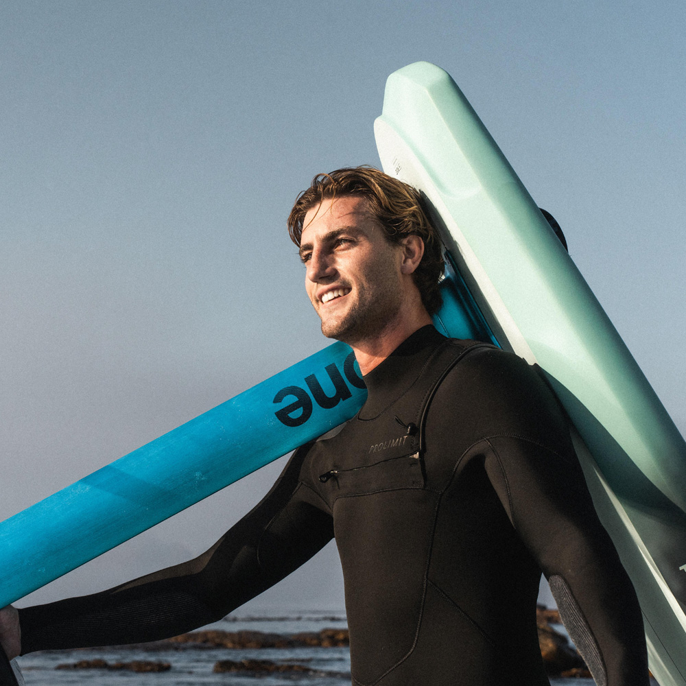 Prolimit Shield foil steamer 4/3 mm borstrits heren zwart 11