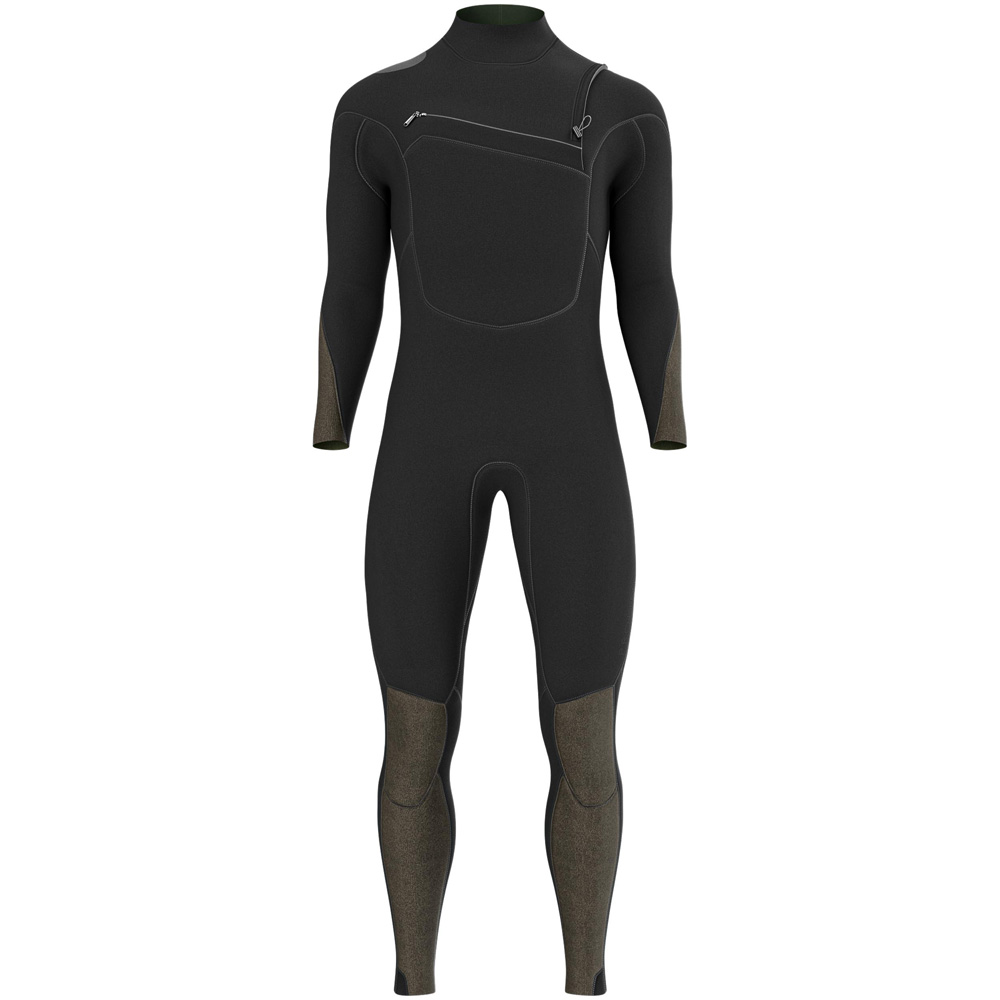 Prolimit Shield foil steamer 4/3 mm borstrits heren zwart 2