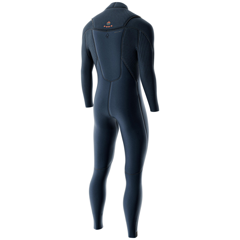 Prolimit Predator steamer wetsuit 4/3 mm borstrits heren blauw 3