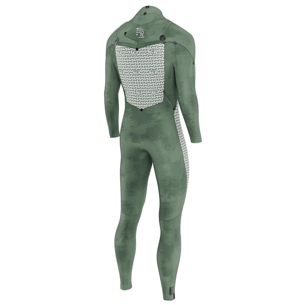 Prolimit Mercury steamer wetsuit 4/3 mm borstrits heren zwart 6