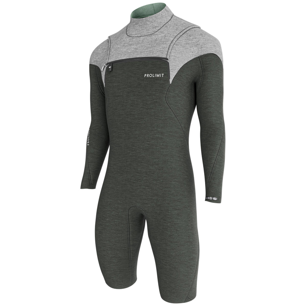 Prolimit Mercury sunset wetsuit 3/2 mm borstrits heren zwart foto 1