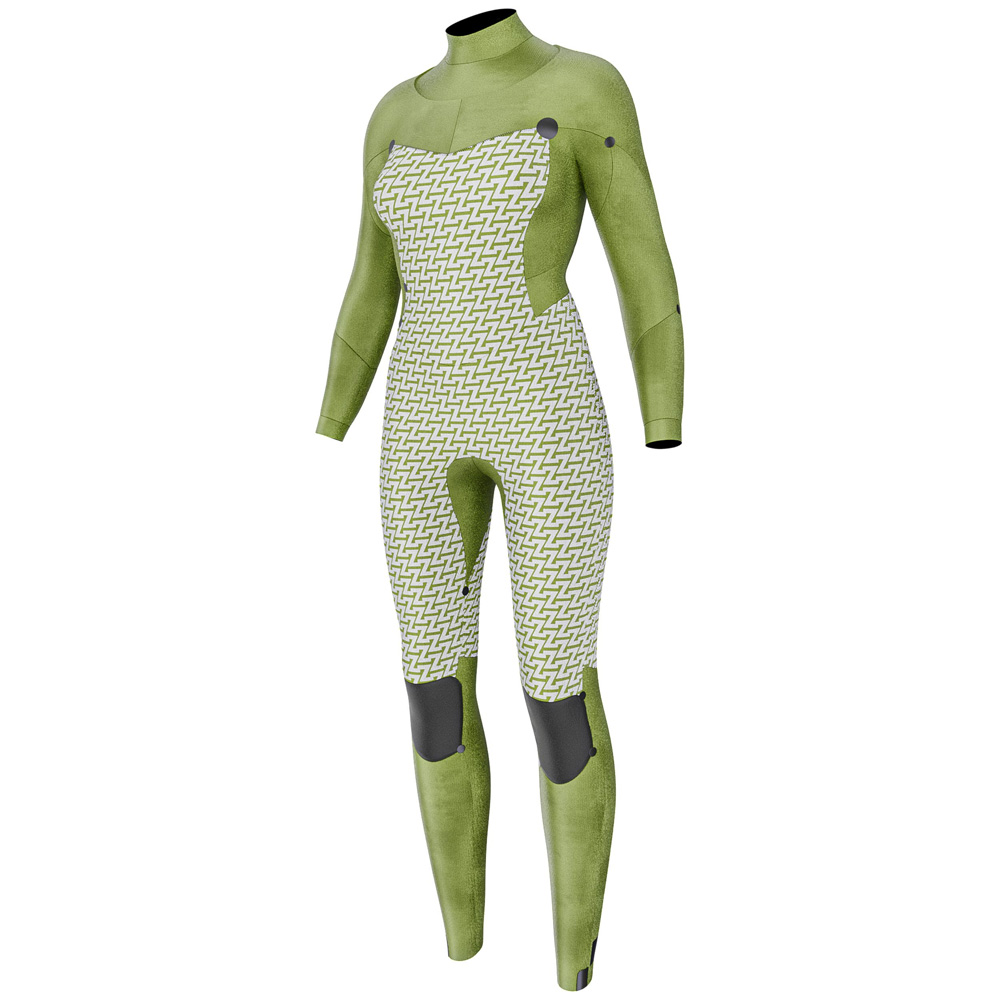 Prolimit Flare steamer wetsuit 5/4 mm borstrits dames blauw 4