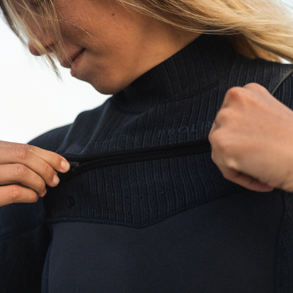 Prolimit Flare fullsuit wetsuit 3/2 mm borstrits dames blauw 8