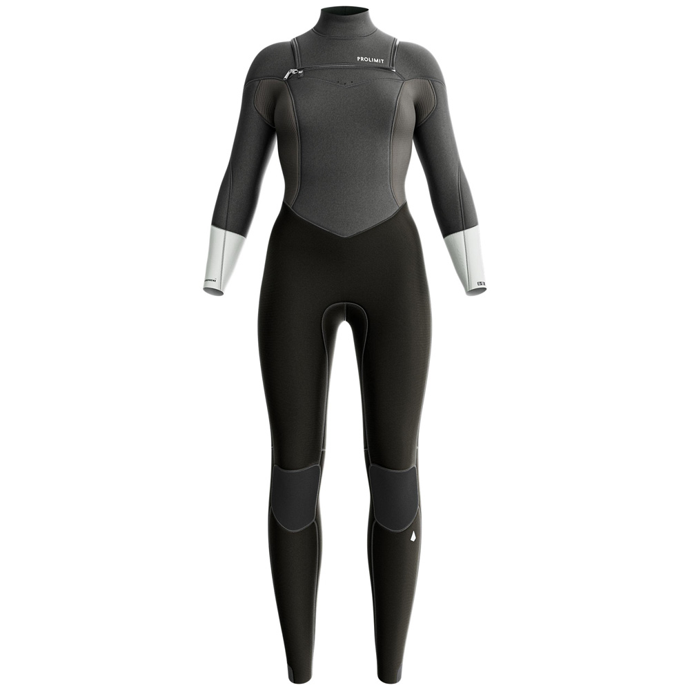 Prolimit Fire fullsuit wetsuit 3/2 mm borstrits dames grijs 2