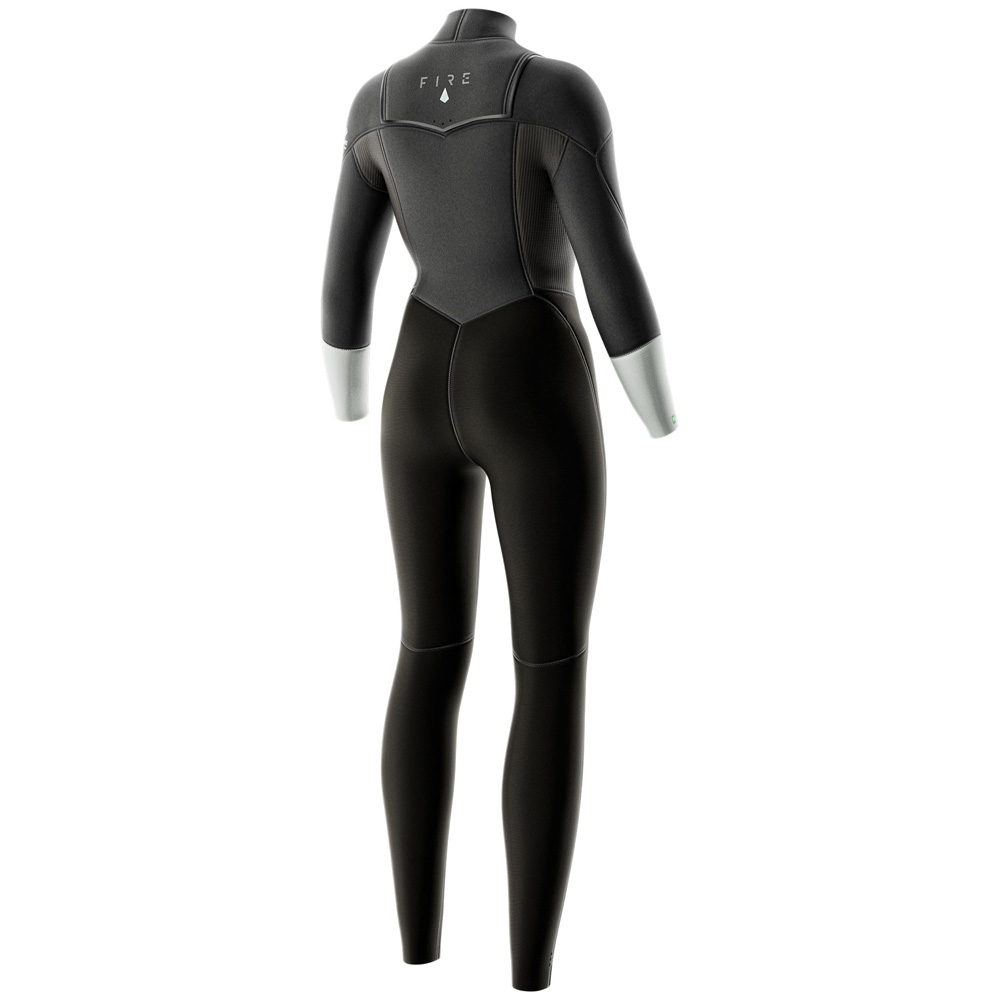 Prolimit Fire fullsuit wetsuit 3/2 mm borstrits dames grijs 3