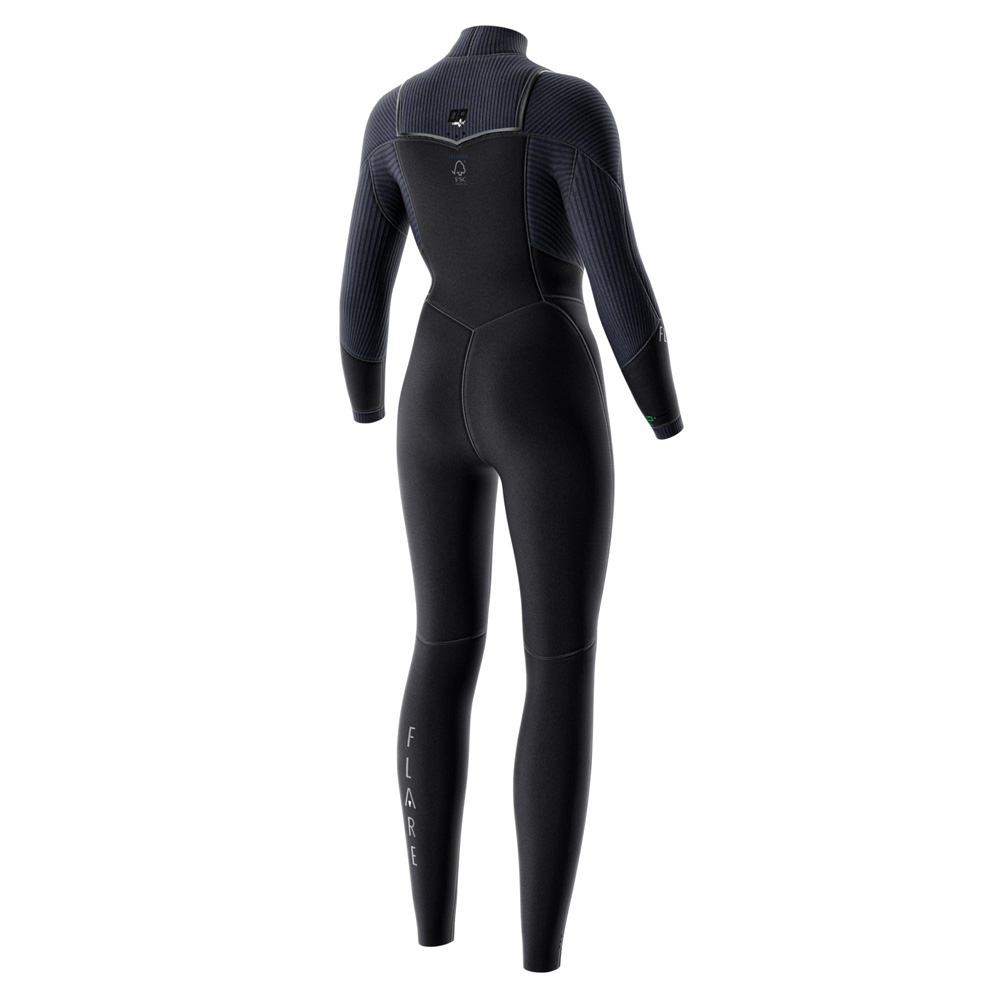 Prolimit Flare fullsuit Freezip 3/2 mm dames zwart 3