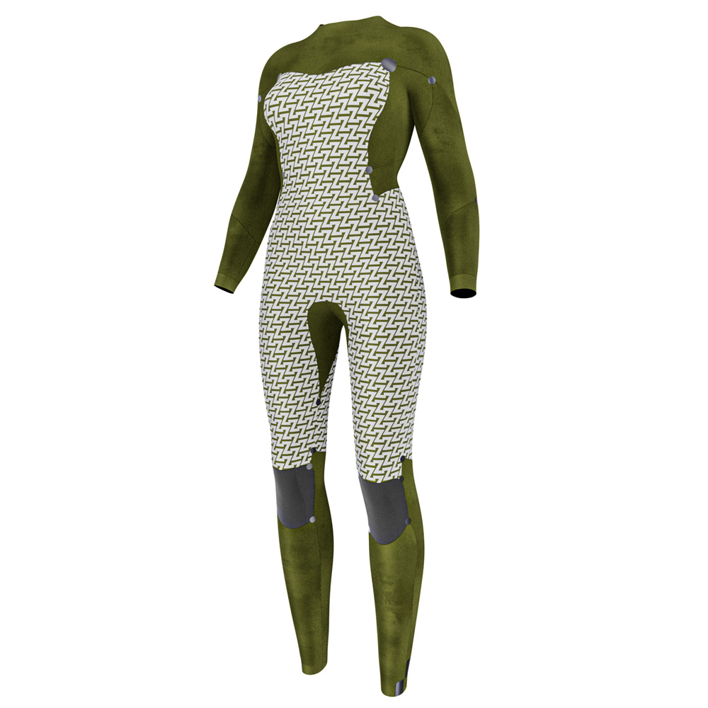 Prolimit Flare steamer rugrits 5/4 mm dames zwart 4