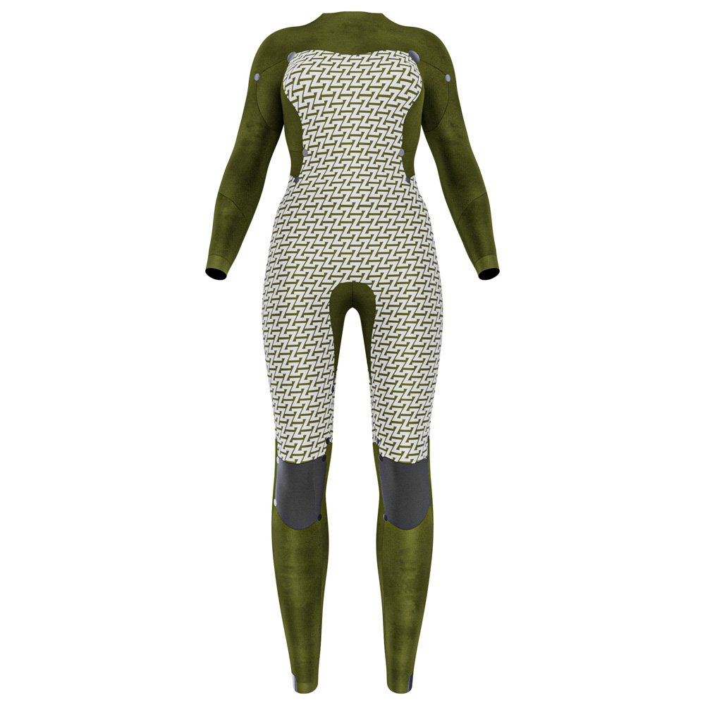 Prolimit Flare steamer rugrits 5/4 mm dames zwart 5