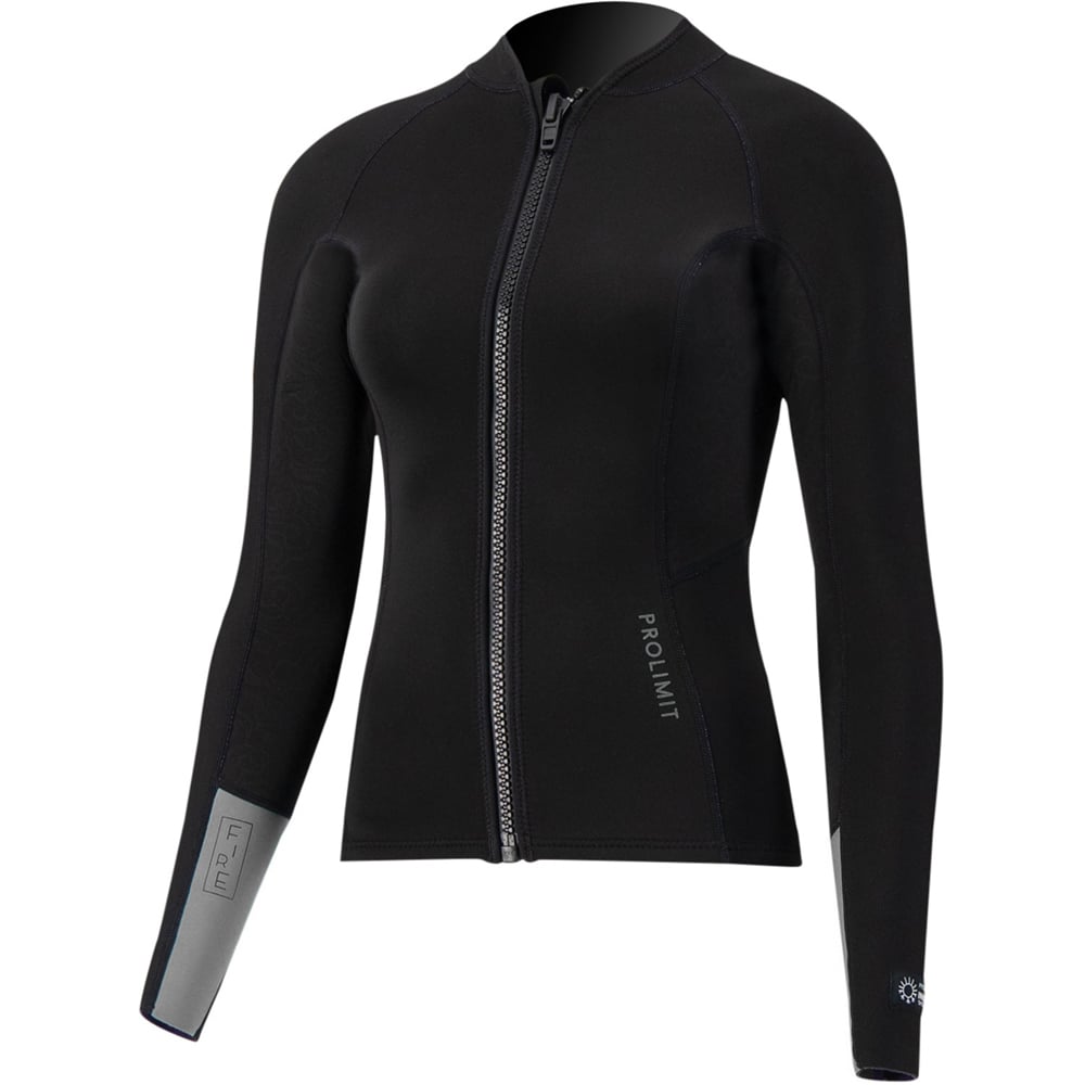 Prolimit Fire neopreen top 2 mm grijs/zwart dames foto 1