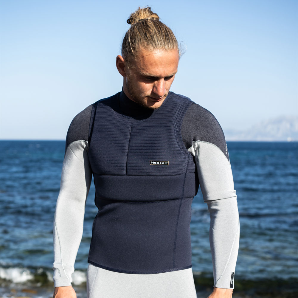 Prolimit Vest predator Half Padded Sidezip grijs 5