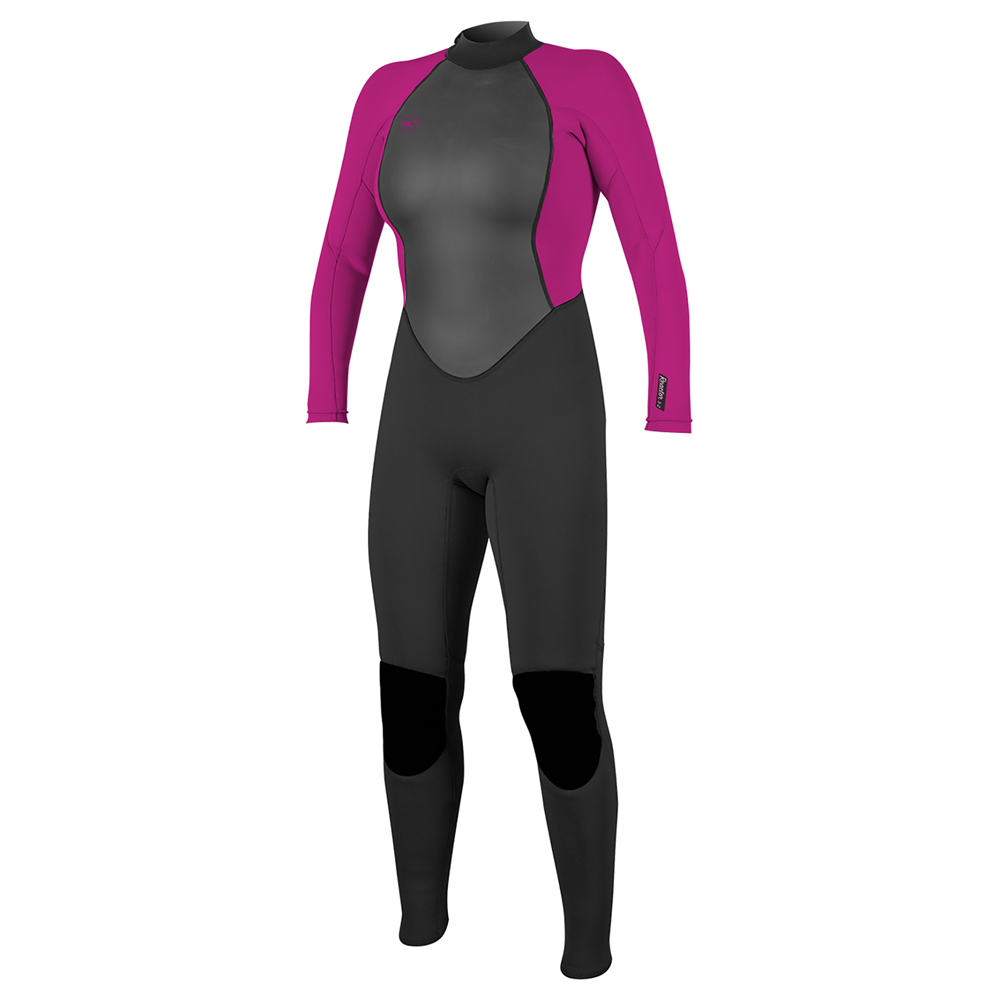 Reactor-2 3/2mm rug rits fullsuit dames zwart/roze