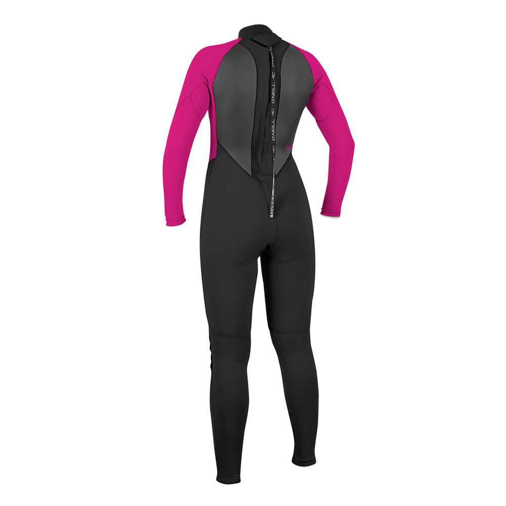 Reactor-2 3/2mm rug rits fullsuit dames zwart/roze