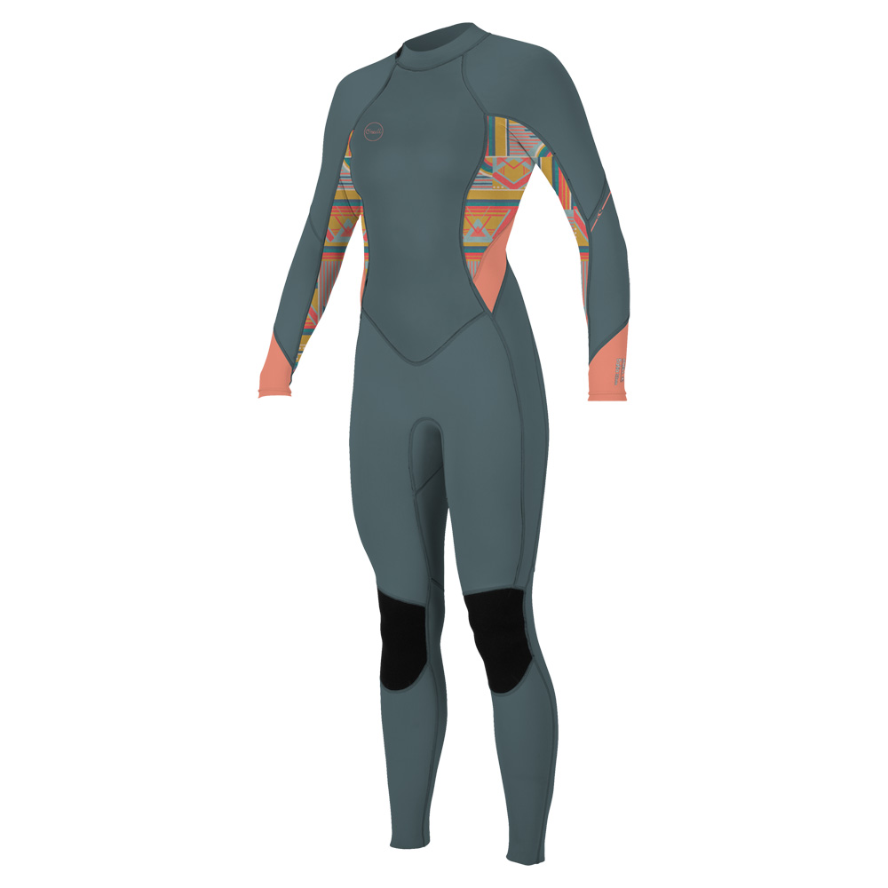 Bahia fullsuit 3/2 rugrits dames grijs