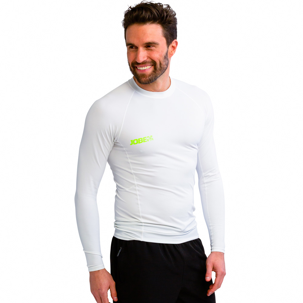Jobe Rash Guard lange mouwen heren wit foto 1
