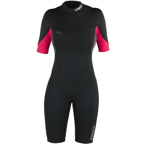 Jobe sofia shorty wetsuit dames 32mm hot pink Wetsuit.nl dames shorty wetsuit