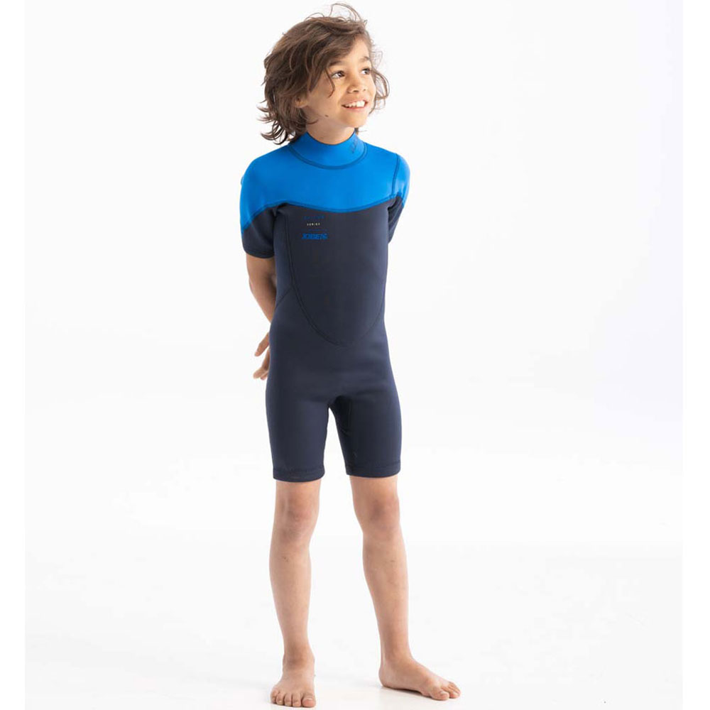 boston 2mm shorty wetsuit kind blauw