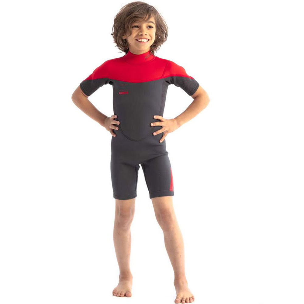 boston 2mm shorty wetsuit kind rood