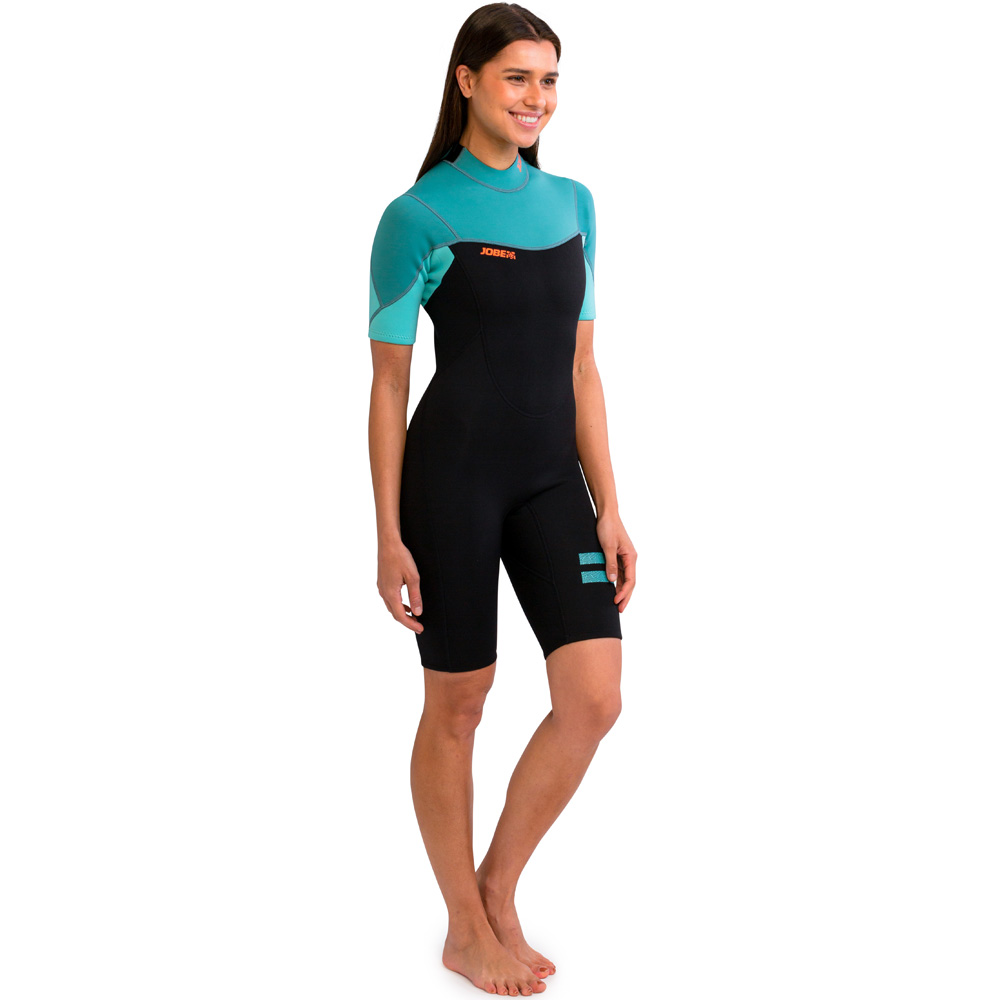 Jobe Sofia shorty 3/2mm Vintage Teal dames wetsuit Wetsuit.nl wetsuits