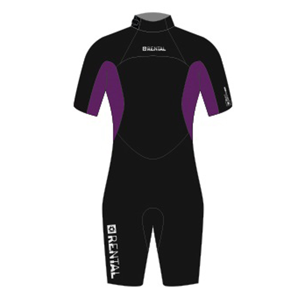 Mystic Rental Shorty 3/2mm rugrits Flatlock Unisex Wetsuit.nl wetsuits