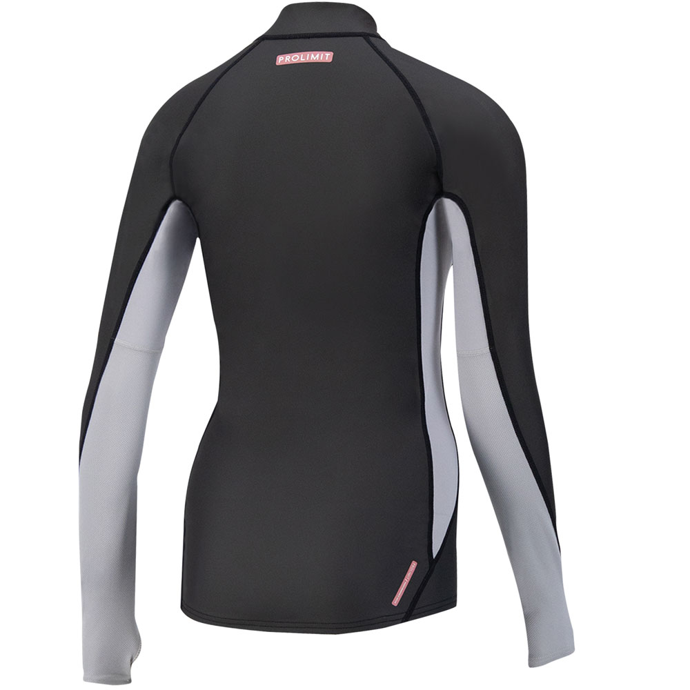 Prolimit Sup top dames loosefit 1.5mm zwart/grijs