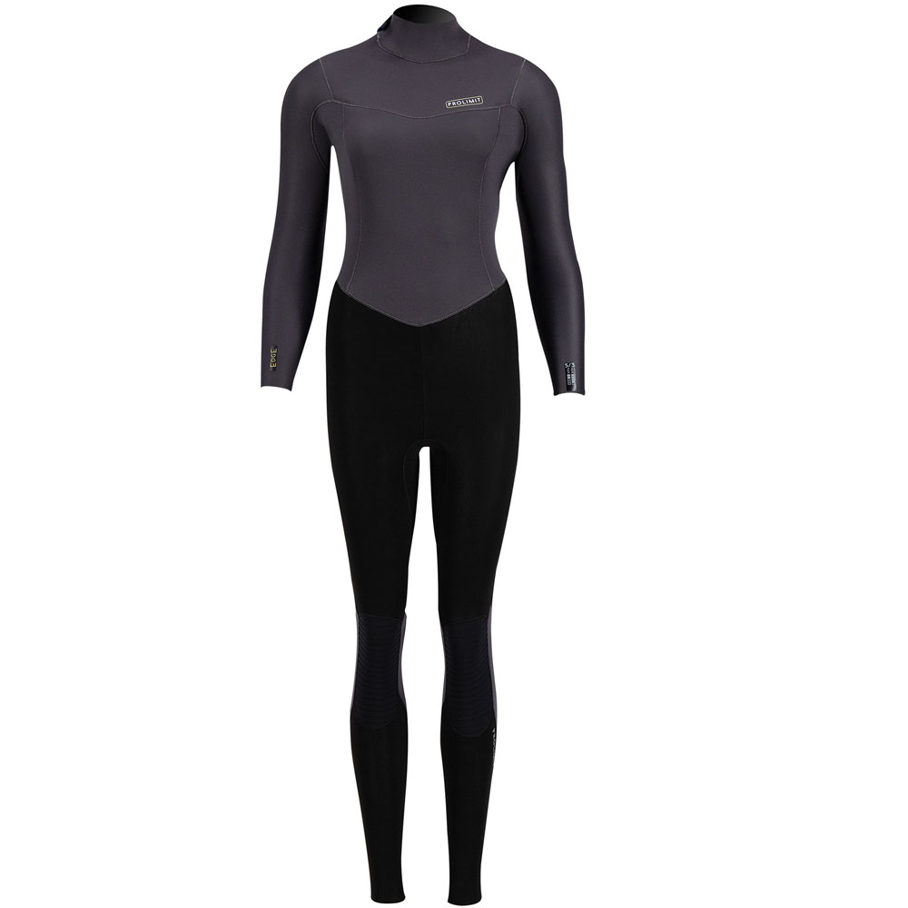 Prolimit Edge fullsuit 3/2 rugrits zwart wetuit dames