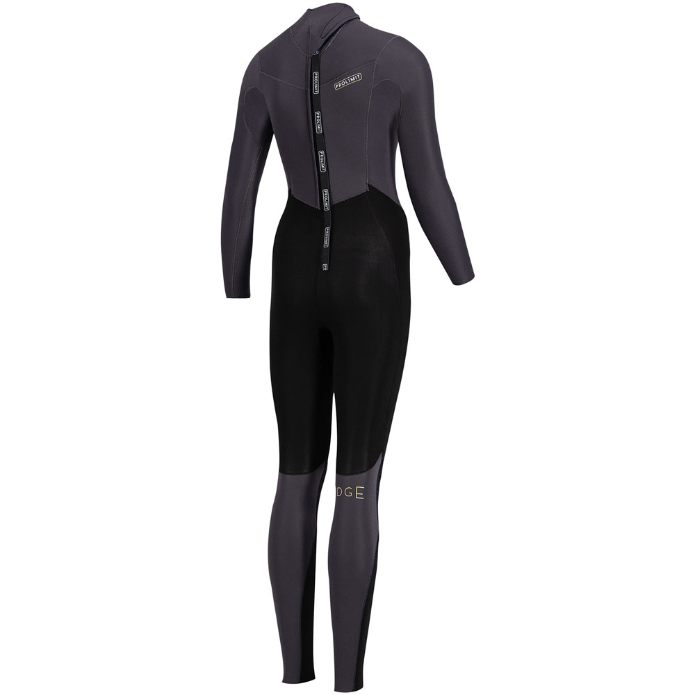 Prolimit Edge fullsuit 3/2 rugrits zwart wetuit dames