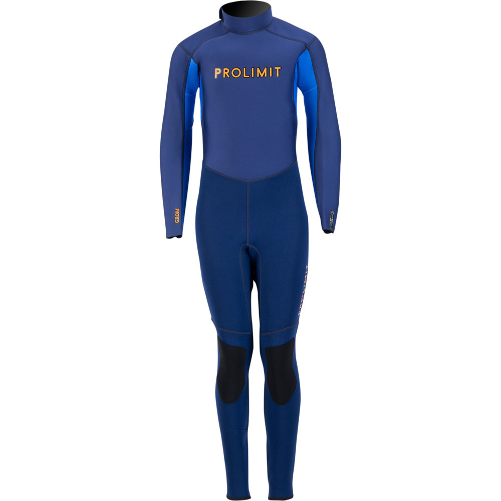 Prolimit Grommet fullsuit 3/2 rugrits blauw/oranje kids