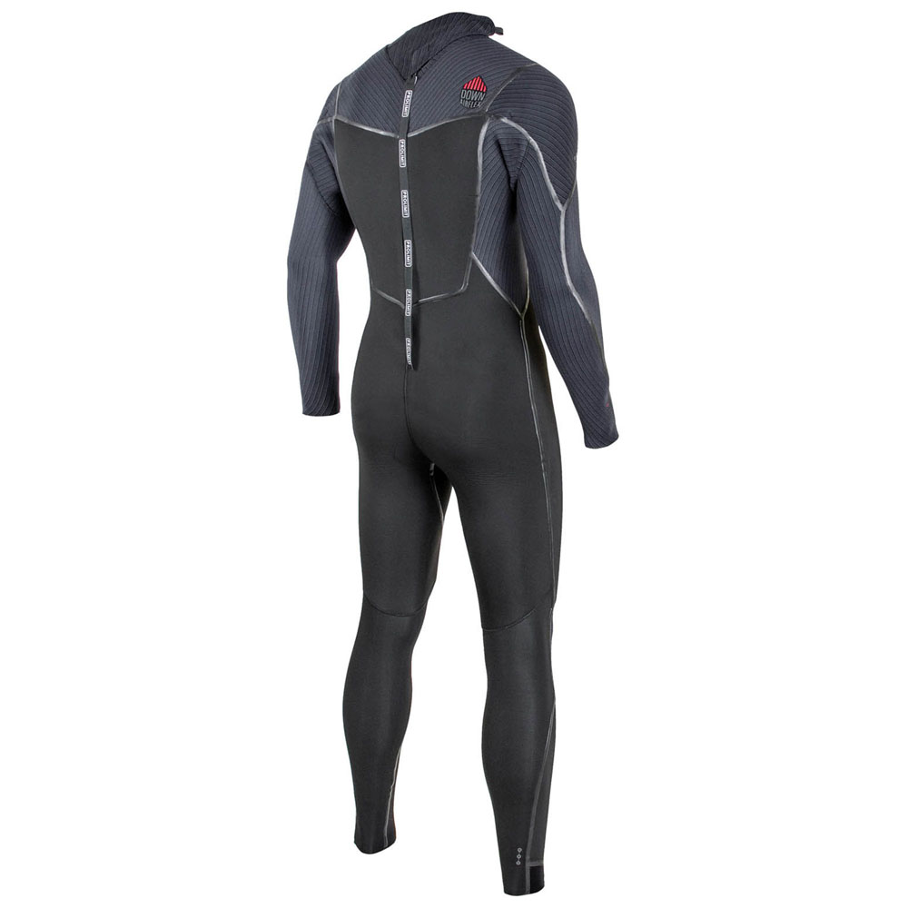 Prolimit Predator steamer DownAirflex 6/4 mm rugrits zwart wetsuit heren