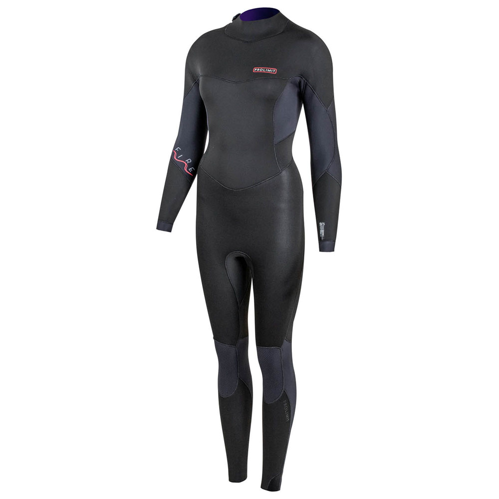 Prolimit Fire steamer 5/3 mm rugrits zwart wetsuit dames