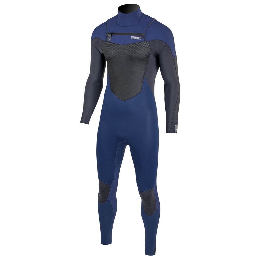 Prolimit Fusion steamer Freezip  5/3 mm borstrits navy wetsuit tiener
