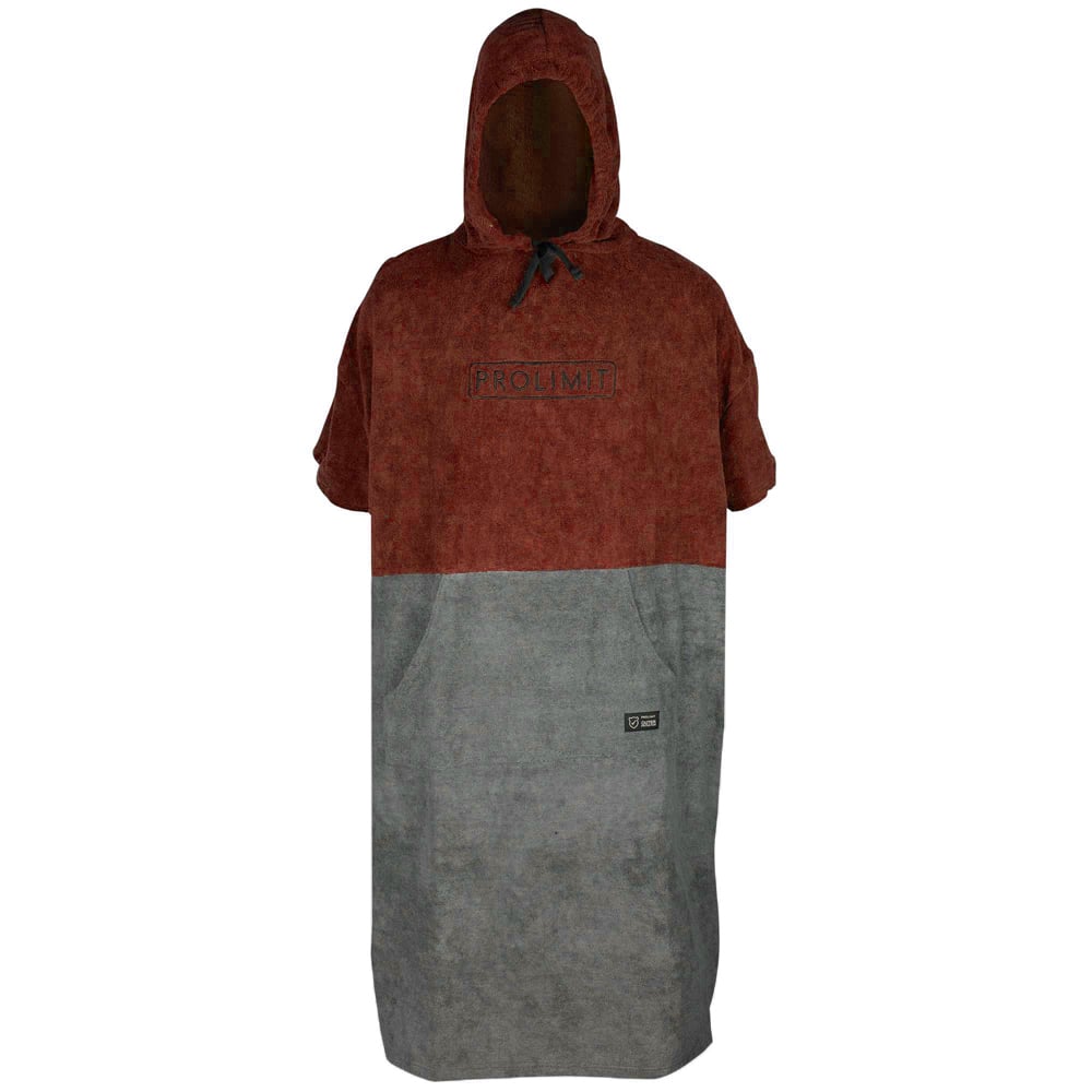 Prolimit Poncho rood/grijs