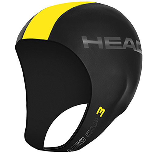 HEAD neopreen cap zwart geel