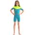 boston 2mm shorty wetsuit kind teal