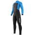 Star Fullsuit 4/3mm rugrits blauw heren wetsuit
