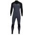 Raider Steamer 4/3 rugrits grijs/zwart wetsuit heren