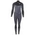 Oxygen steamer Freezip 6/4 mm borstrits zwart/zand/turquoise wetsuit dames