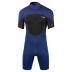 Fusion shorty 2/2 mm rugrits navy wetsuit heren